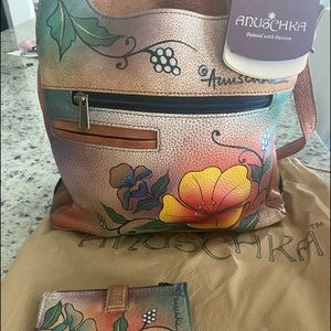 Anuschka Hand Made Leather Bag/Wallet/Storage bag